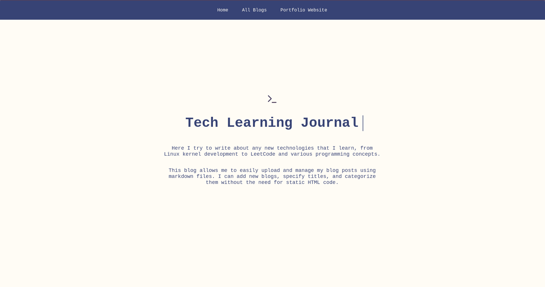 Project: Blogs